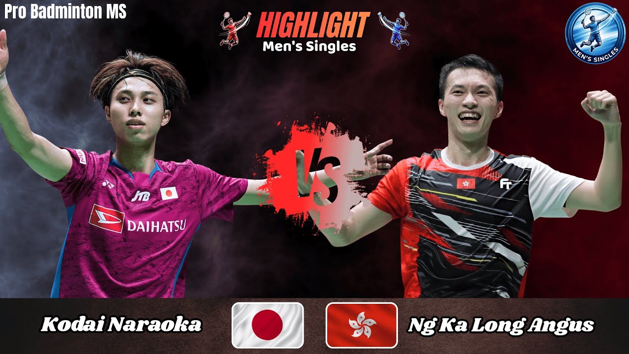 Men's Singles | Kodai Naraoka (JPN) vs. Ng Ka Long Angus (HKG) | Badminton 2025
