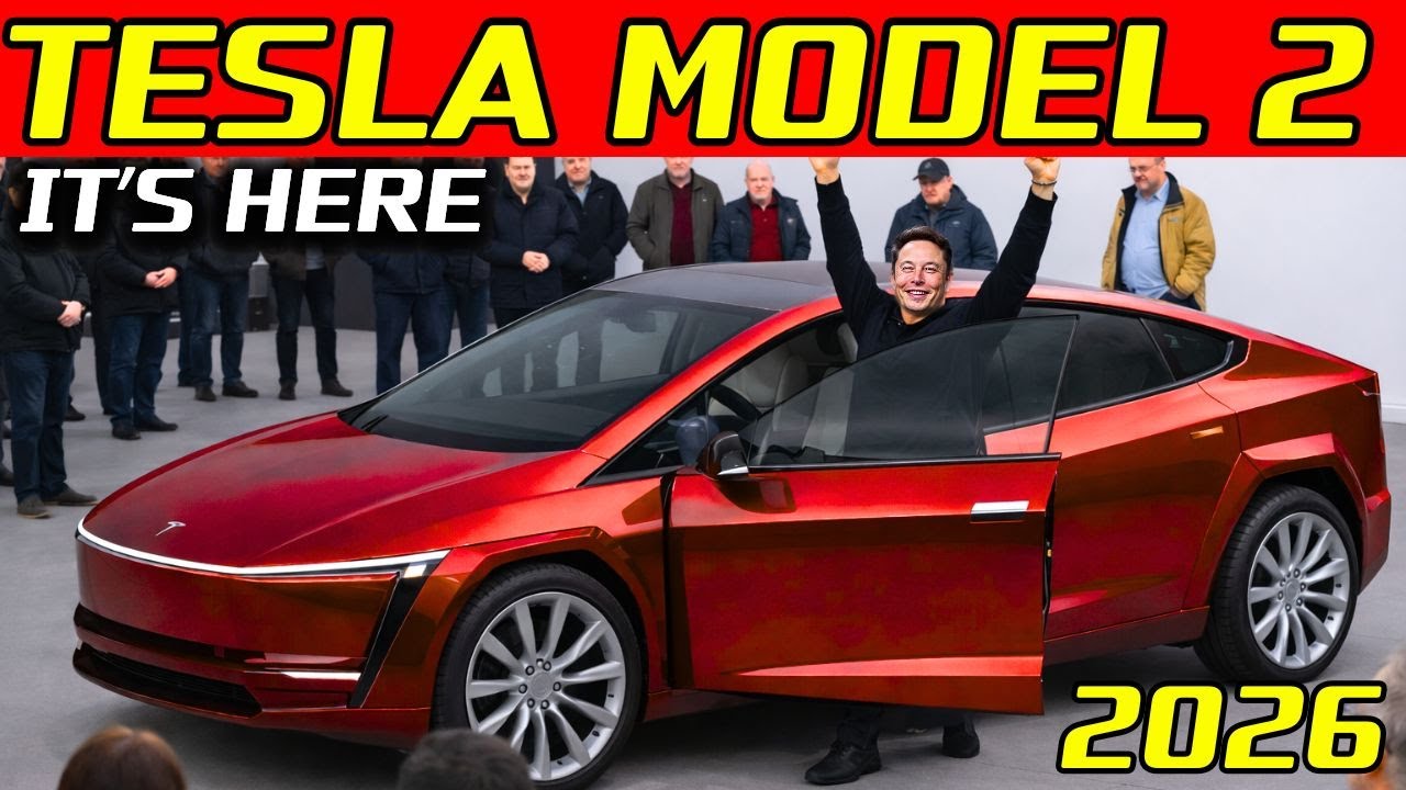 IT’S HERE: New Tesla Model 2 Senior Edition ALUMINUM-ION! $15k, 55kWh, 280kW, 10–80% 12min, 500km