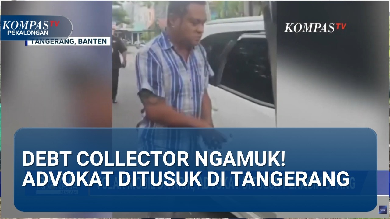 Aksi Brutal Debt Collector! Advokat Ditusuk Gegara Tolak Tarik Paksa Mobil