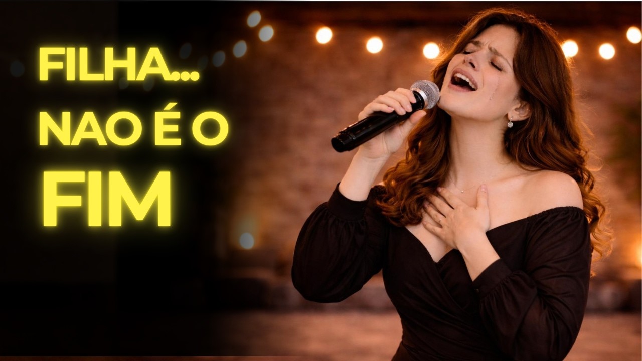 Filha... Não É O Fim | Um Louvor de Esperança Na Aflição   Inspiração Aline Barros #adoração