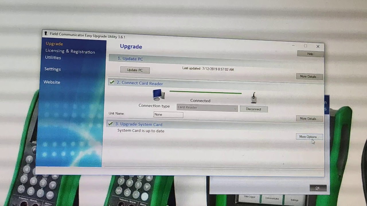 DD file installation in Hart 475