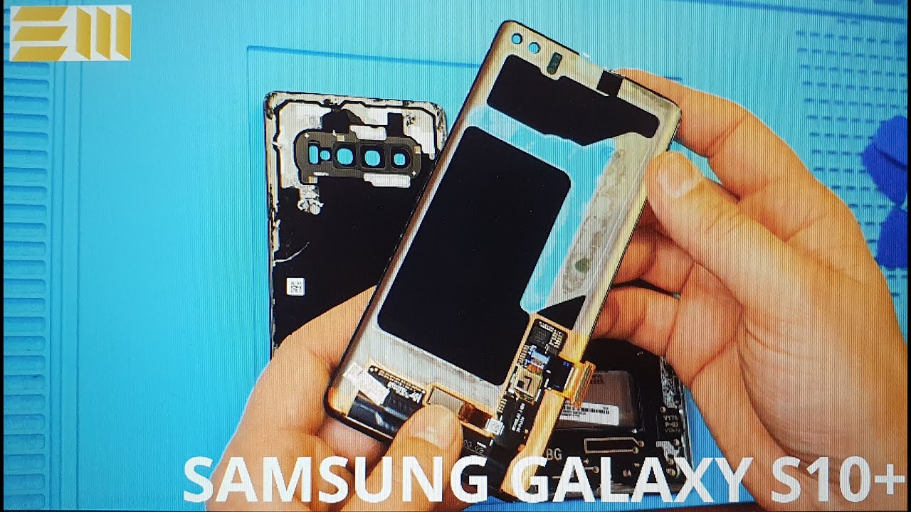 SAMSUNG GALAXY S10+ (SM-G975) REPLACEMENT (V&Yacute;MENA LCD A DOTYKU) disassembly