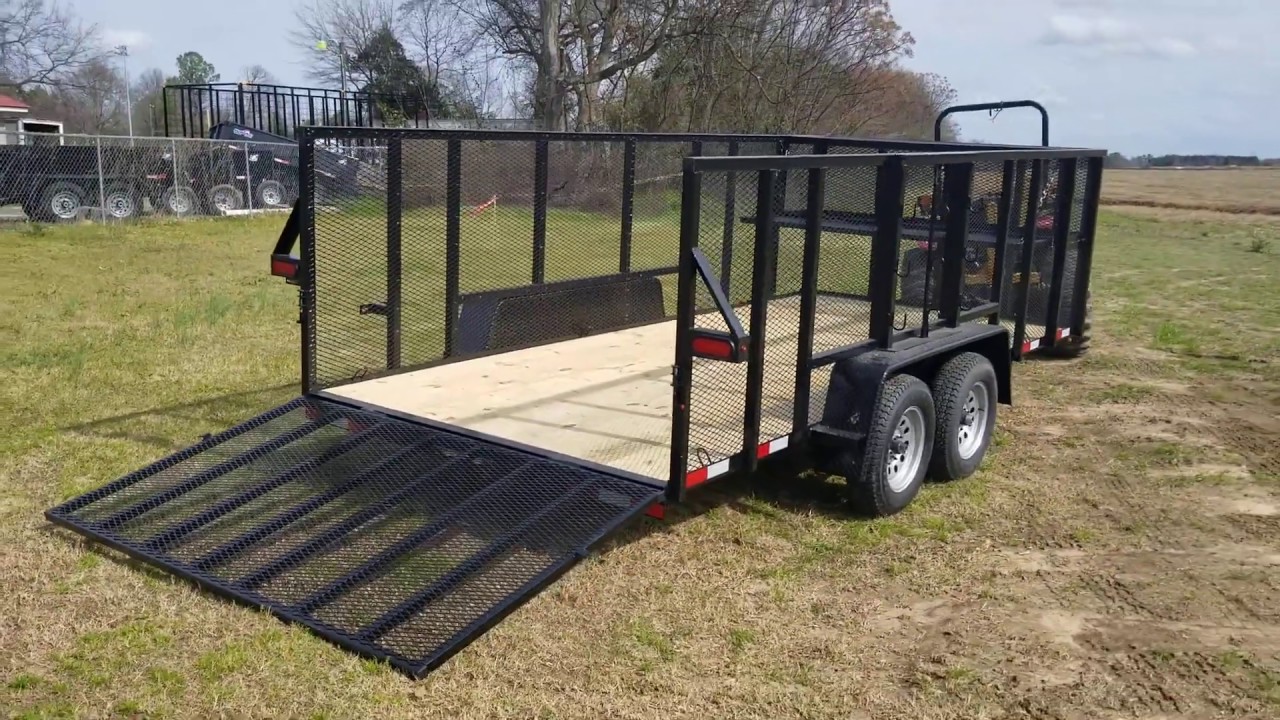82 x 16 landscape trailer