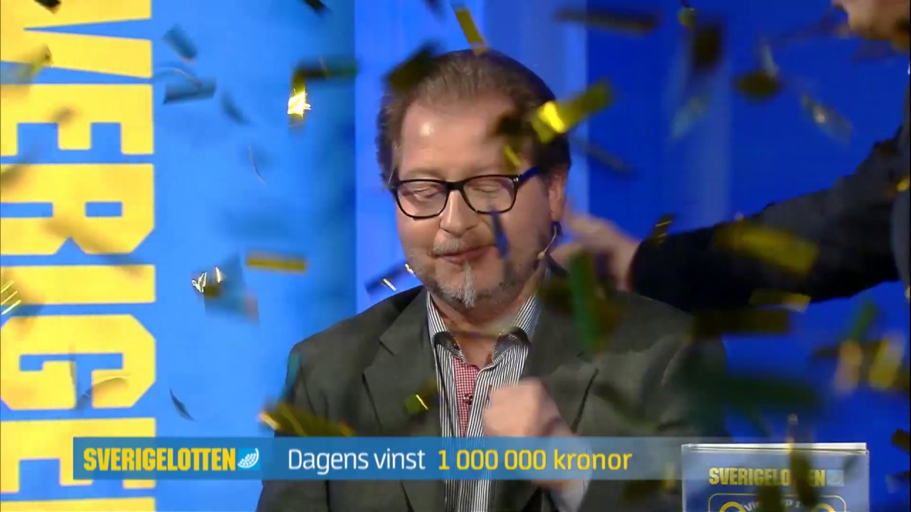 Peter Ferm vann 1 miljon! - Vinnare Sverigelotten