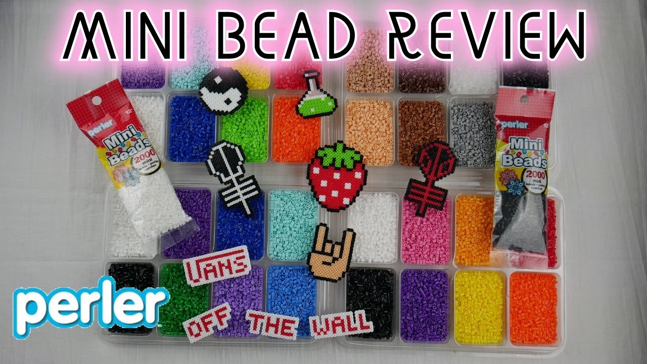 Mini Perler Beads Unboxing, First Impression, & Review | Mini Perler Bead Haul & Review | 2020