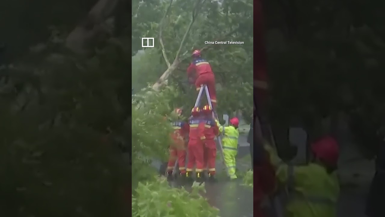 Typhoon Bavi makes landfall in eastern China