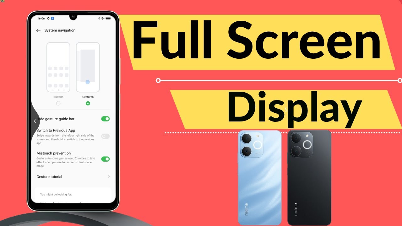 How to Full screen Display in Realme c71 4G | Realme c71 4G Full Screen Display Setting