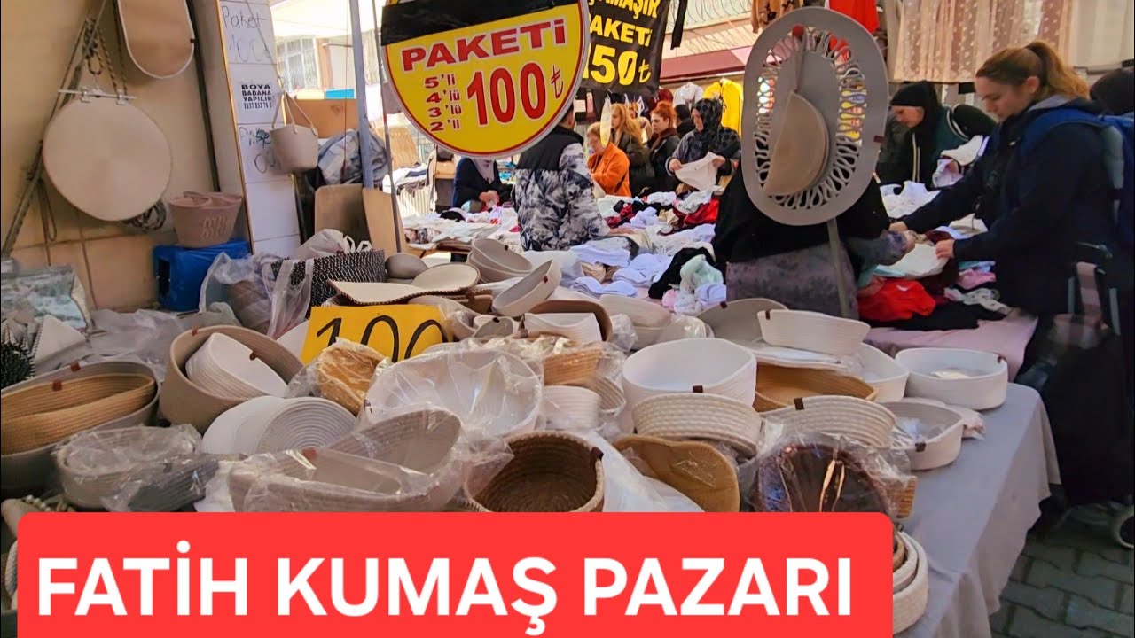 50 TL&rsquo;ye Kıyafet, 100 TL&rsquo;ye Yorgan! İstanbul&rsquo;un En Ucuz Pazarı -26 Mart 2026 -#viral #keşfet #fyp 