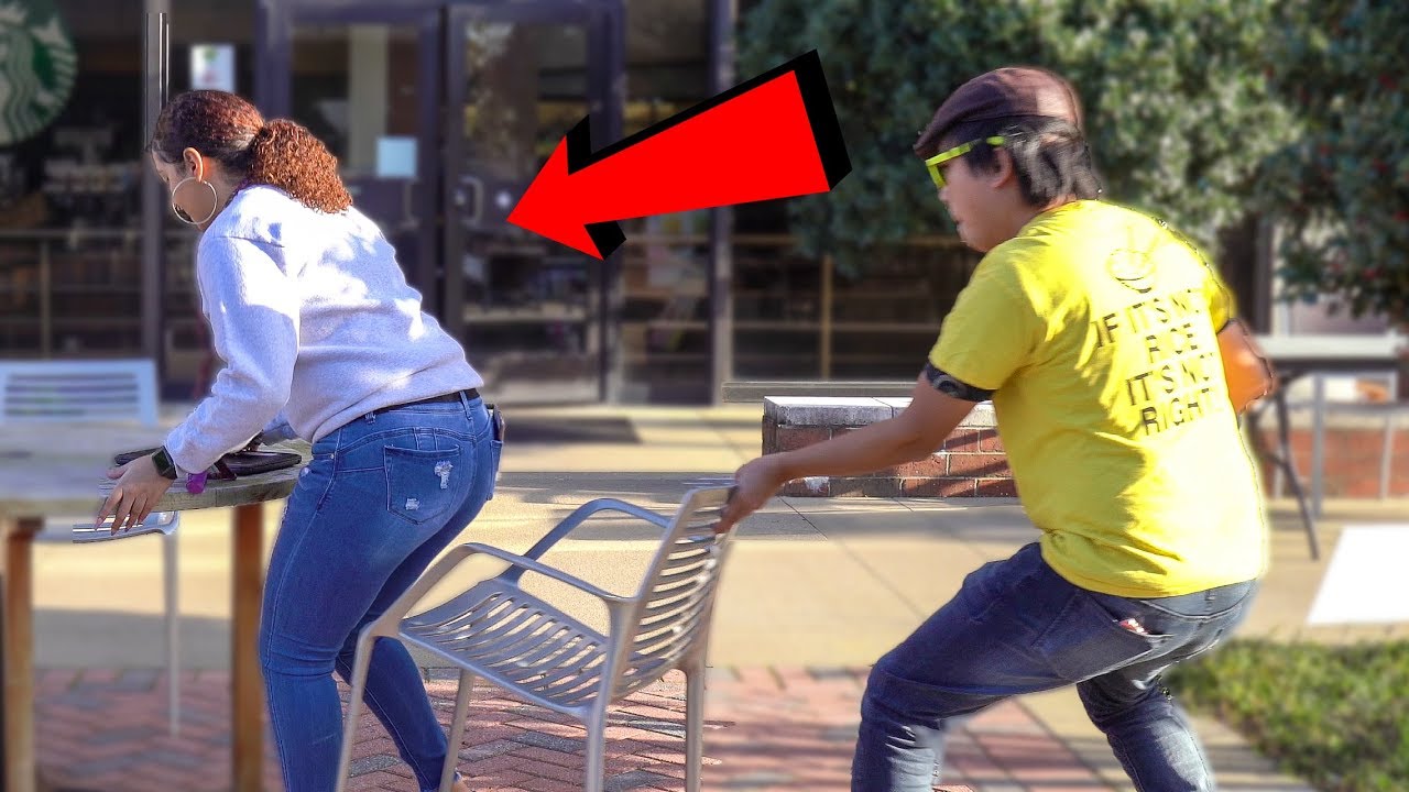 Chair Pulling Prank in Chattanooga!!!