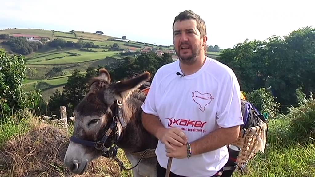 Desde Larrabetzu hasta Irati, en compañía de un burro
