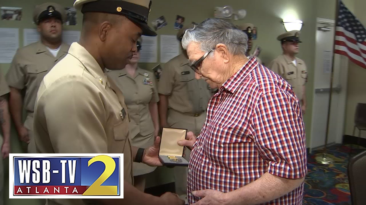 Navy surprise Vietnam vet with medal on his 90th birthday