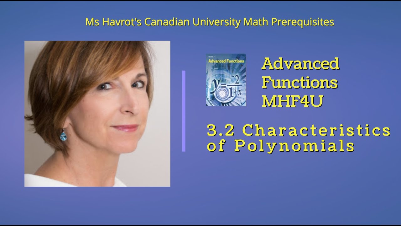 Расширенные функции 3.2 Характеристики многочленов