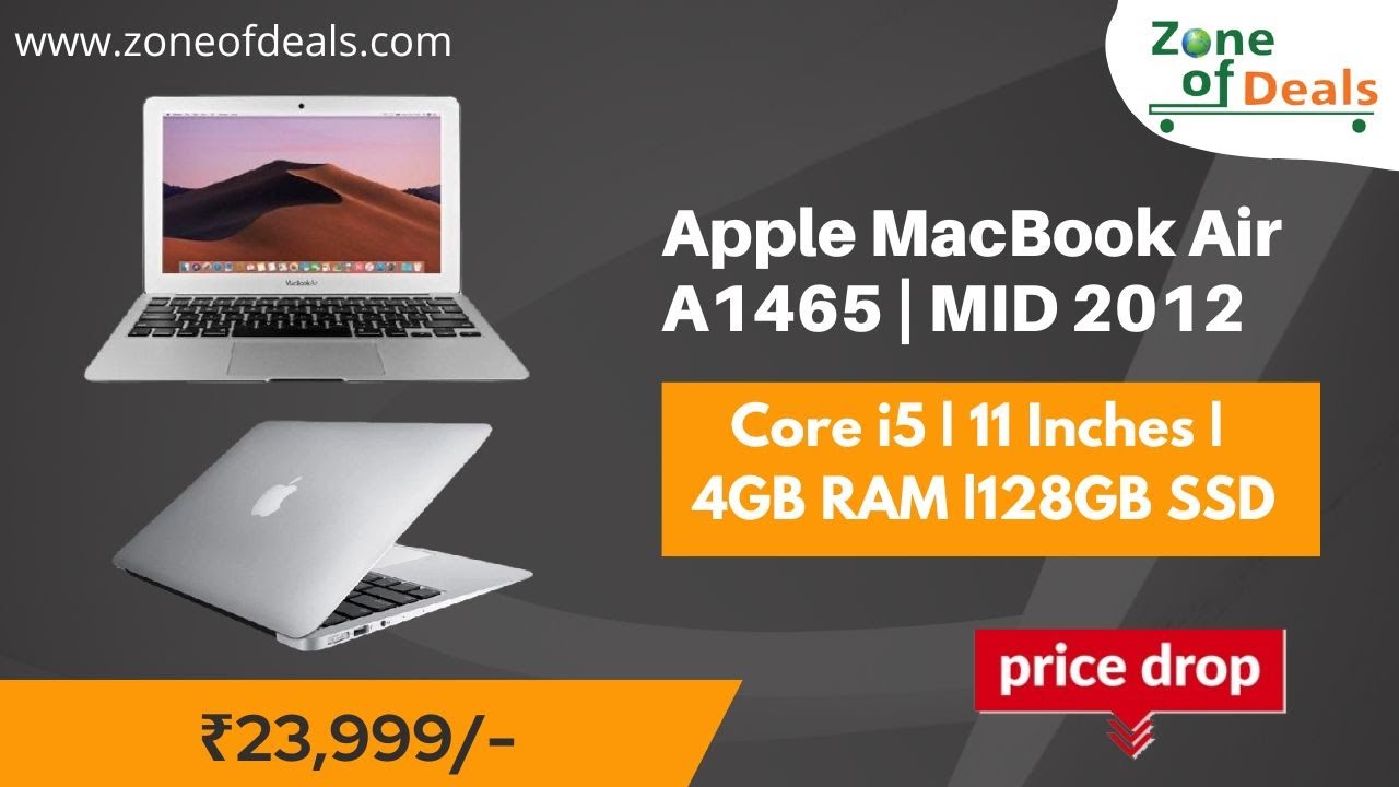 Buy Apple MacBook Air A1465 - Core i5 Macbook Air - Macbook Air 11 inch @ Lowest Price - Zoneofdeals