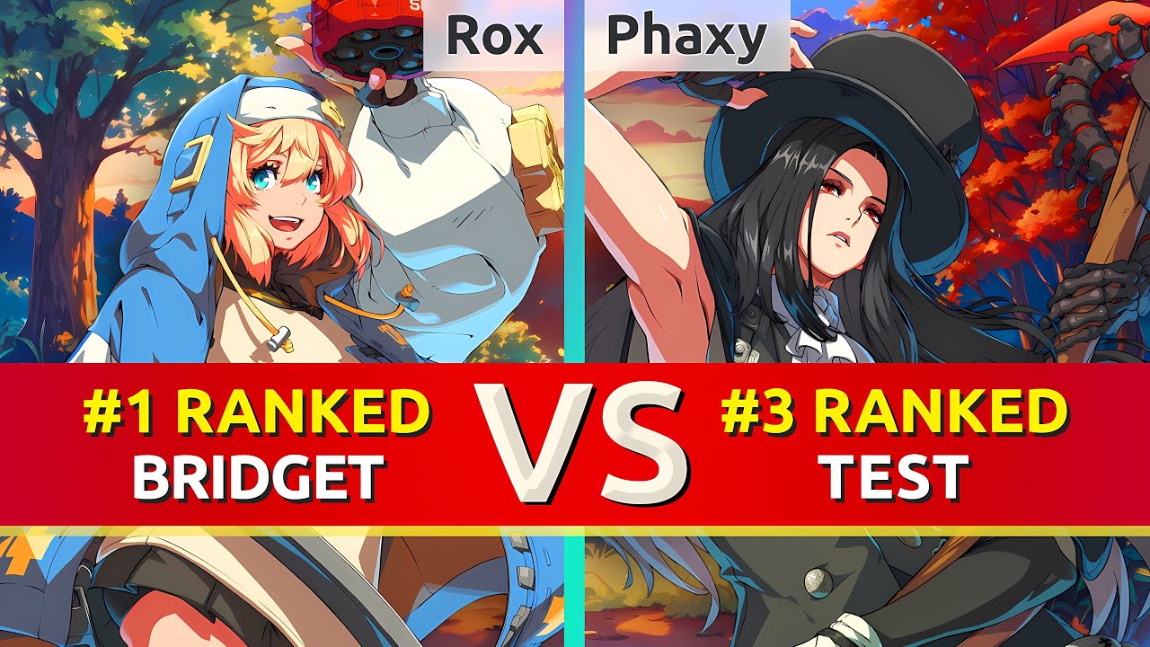 GGST ▰ Rox (#1 Ranked Bridget) vs Phaxy (#3 Ranked Testament). High Level Gameplay