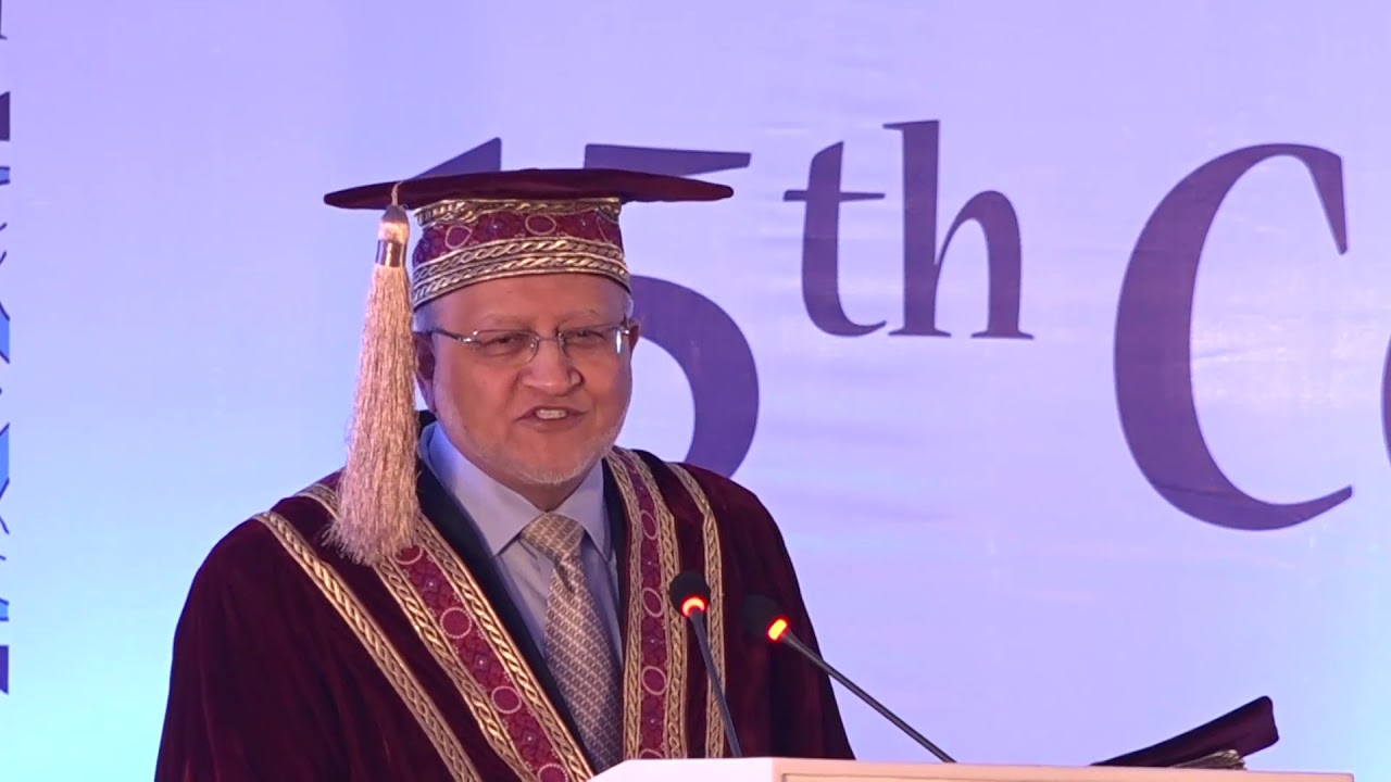 1.12.18 Karachi. Hussain Dawood speech at SZABIST 15th Convocation 2018