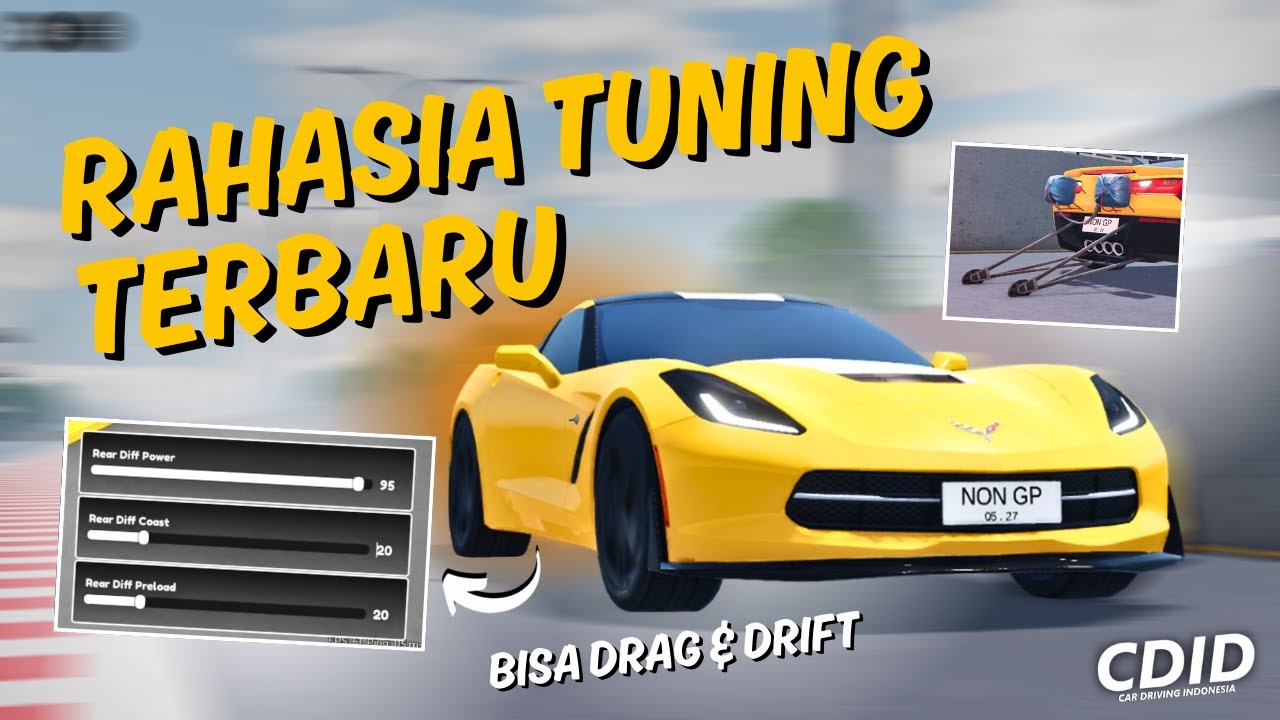 CARA TUNING DRAG CDID PALING CEPAT! AUTO MENANG ! - Car Driving Indonesia Roblox