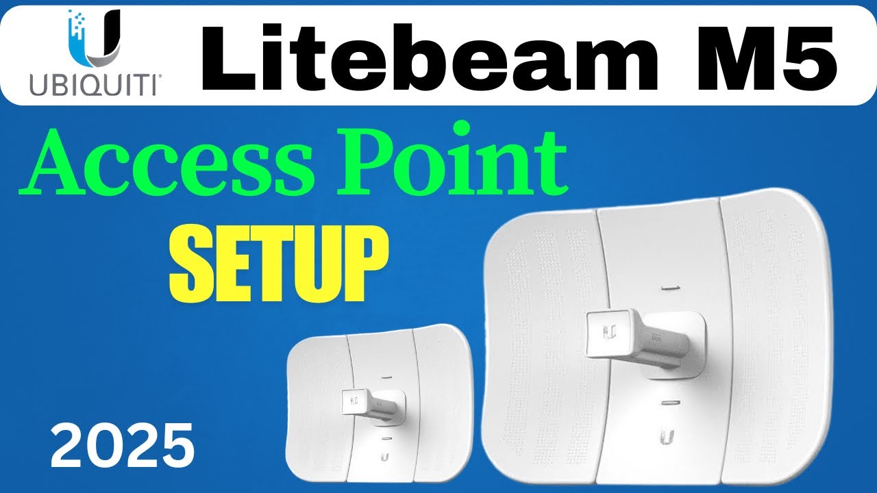 Ubnt LiteBeam M5 Access Point Setup | Ubiquiti LiteBeam M5 AP Configuration #ubnt
