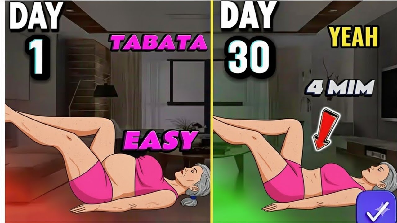 🟣WELCOME TO TABATA❤️😍EASY TO DO💪🔥IN BED🛌Ideal for burning fat from the comfort of your bed❤️WORKOUT
