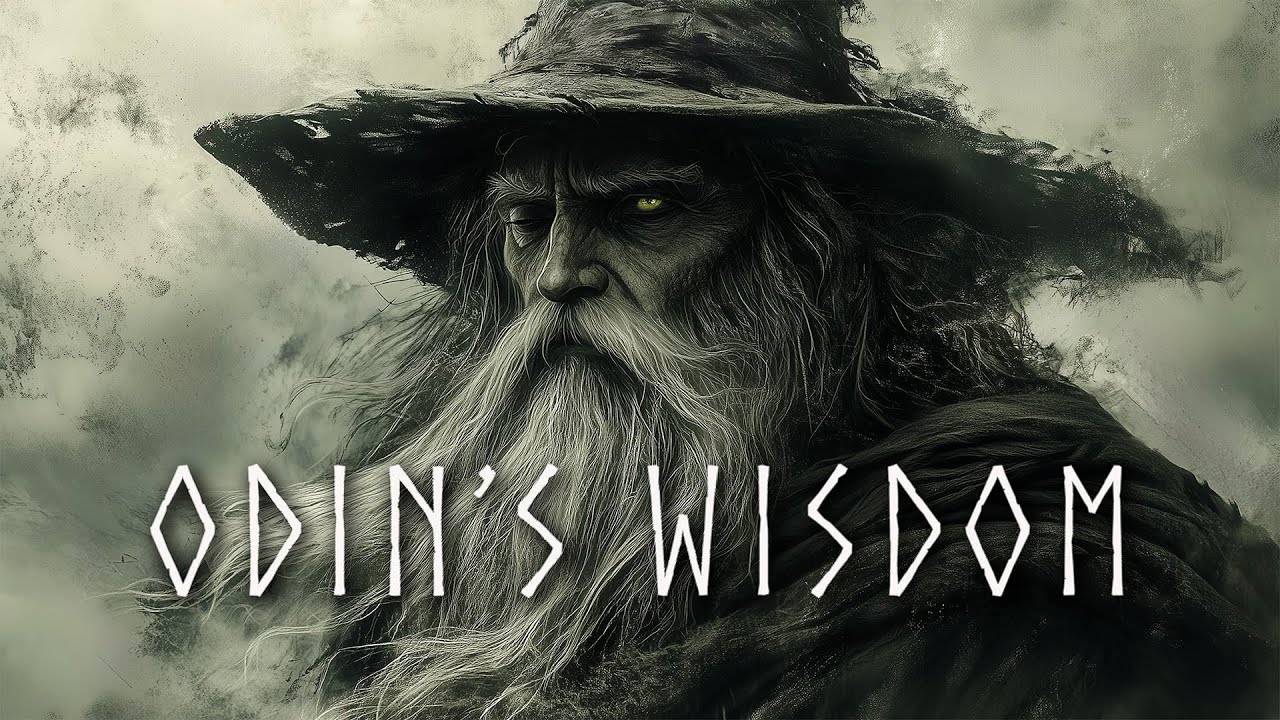 Odin's Wisdom  🌳 Mystical Meditative Norse Music with Deep Drums ✨ Shamanic Viking Meditation Music