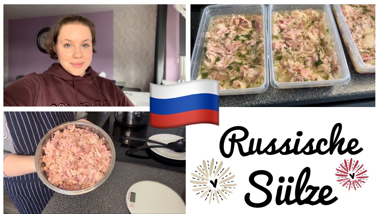 Russische Sülze selber machen 🇷🇺 // Holodez // alinaBerry