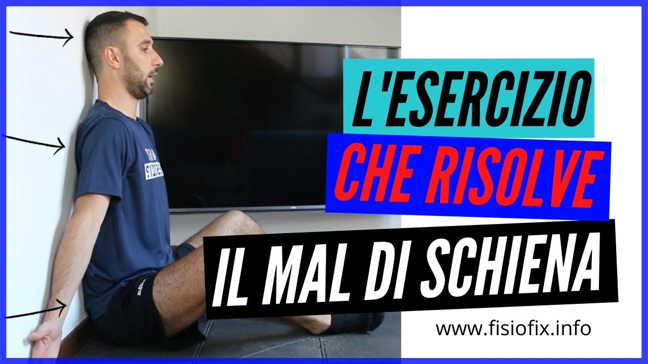 Rimedi mal di schiena e lombalgia - Un solo esercizio per stare meglio
