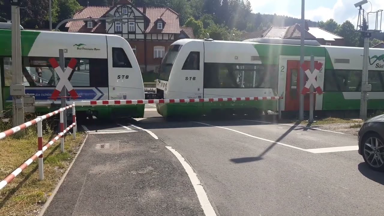 Bahnübergang Elgersburg - Goethestraße