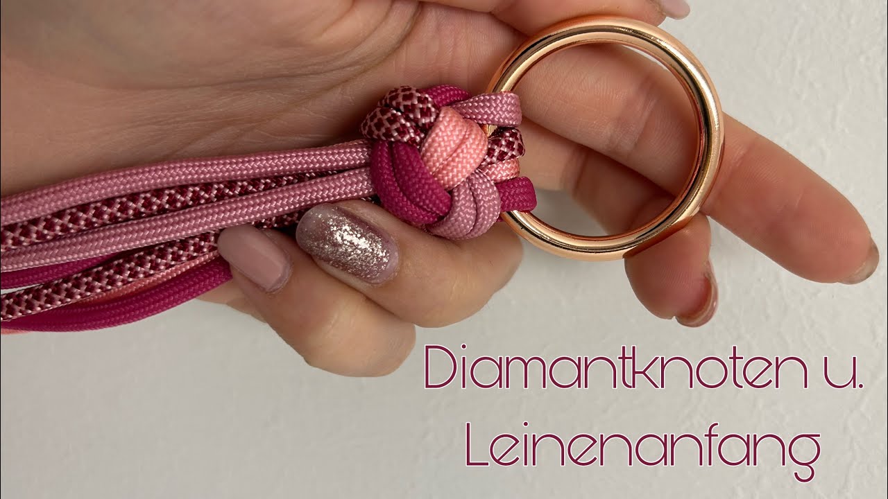 Anleitung für den Diamantknoten, Leinenanfang