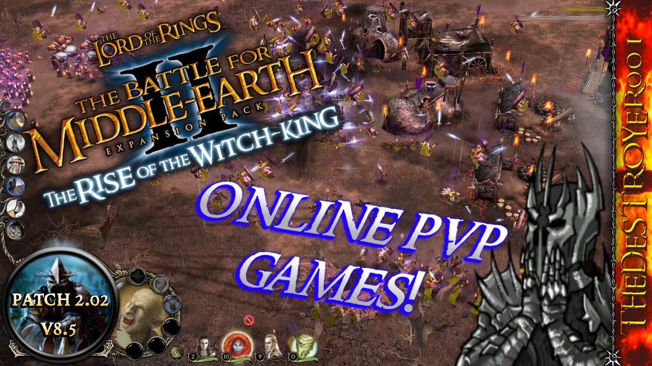 LOTR BFME2 ROTWK Patch 2.02 Multiplayer Games! [Apr. 17, 2022]