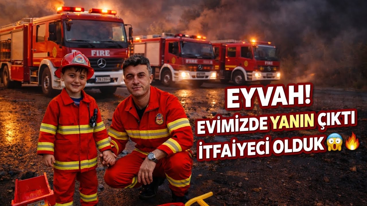 EVİMİZDE YANGIN ÇIKTI! 😱🔥 NERDE YAŞAYACAĞIZ ARTIK EYVAHH!!!