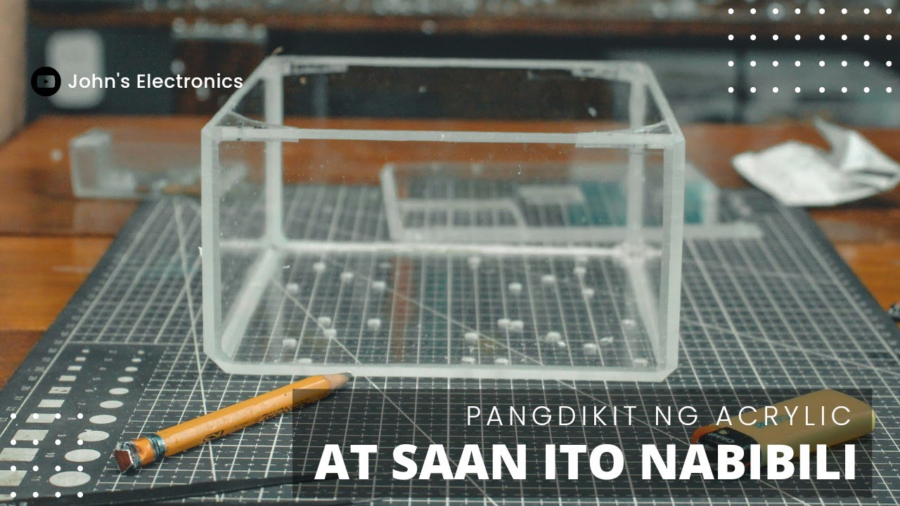 Ano ang pang dikit sa Acrylic at saan nakakabili