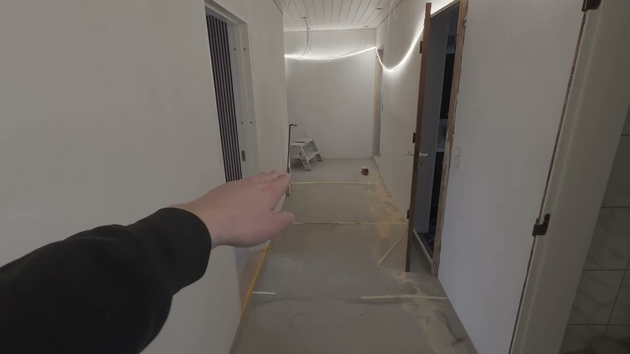 Nivellering med flydespartel og lofter - EP3