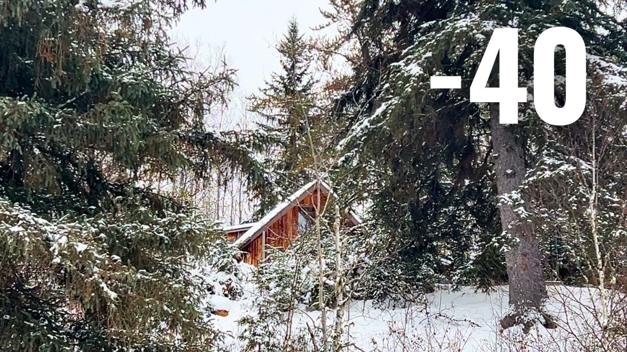 Heating Our Off Grid Cabin in the Woods in Winter | Self Sufficient Living in Canada