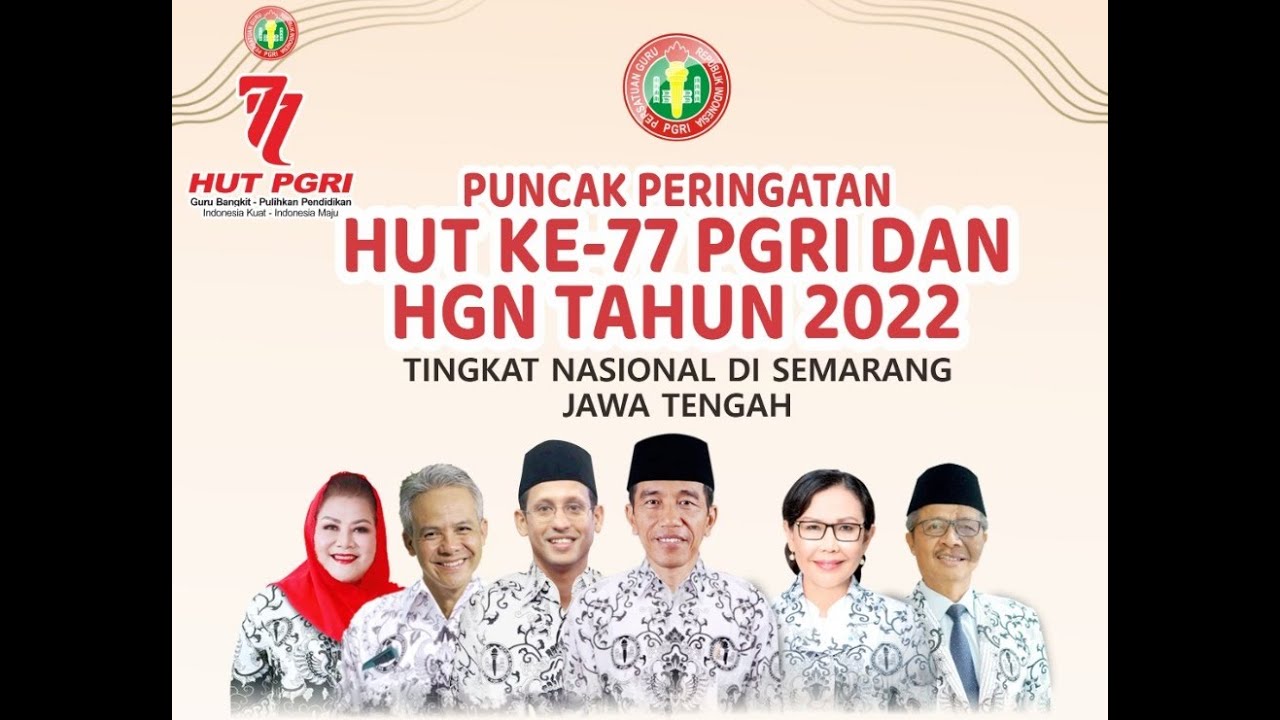 Puncak Perayaan HUT Ke-77 PGRI & HGN 2022