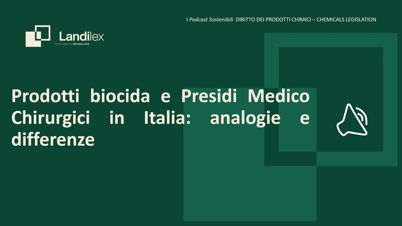 Prodotti biocida e Presidi Medico Chirurgici in Italia: analogie e differenze