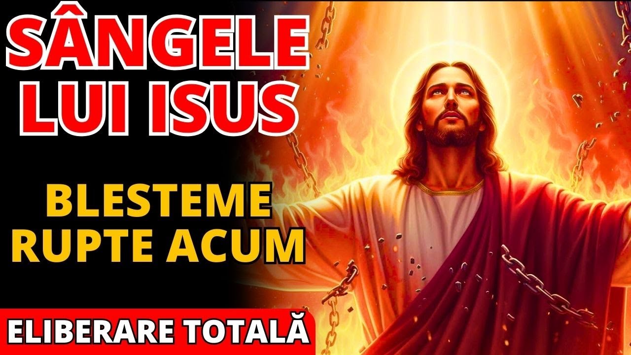 🩸 Niciun rău nu rezistă: Sângele lui Iisus RUPE orice blestem ereditar și atac demonic