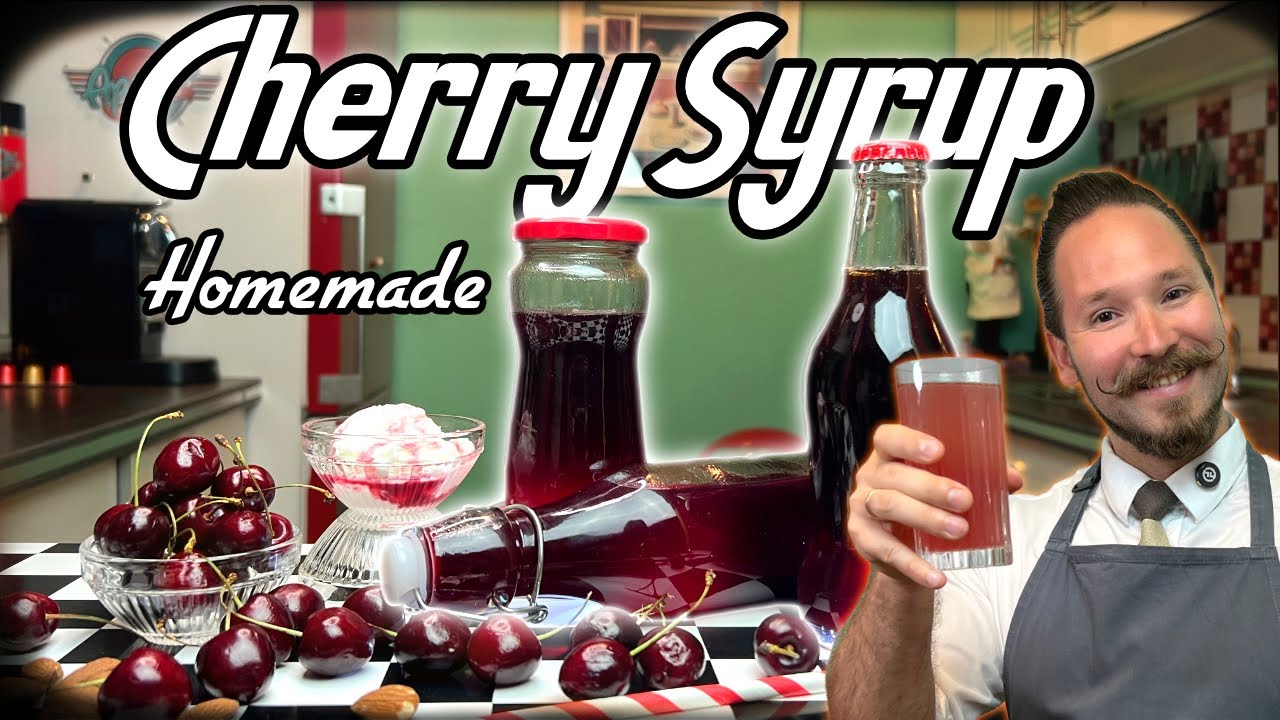 Homemade Cherry Syrup &ndash; A Vintage Summer Classic | 1950s Soda Fountain Recipe