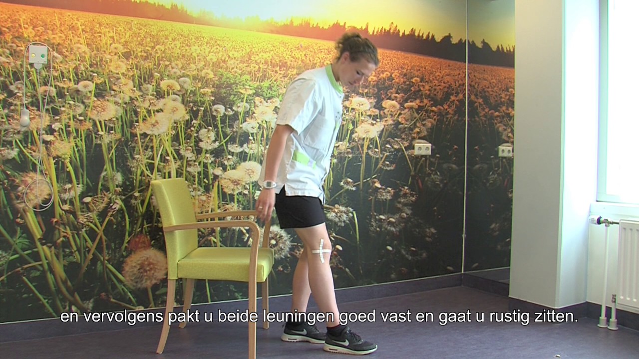 Totale Knieprothese instructie fysiotherapie SKB 22 06 2016 met ondertiteling