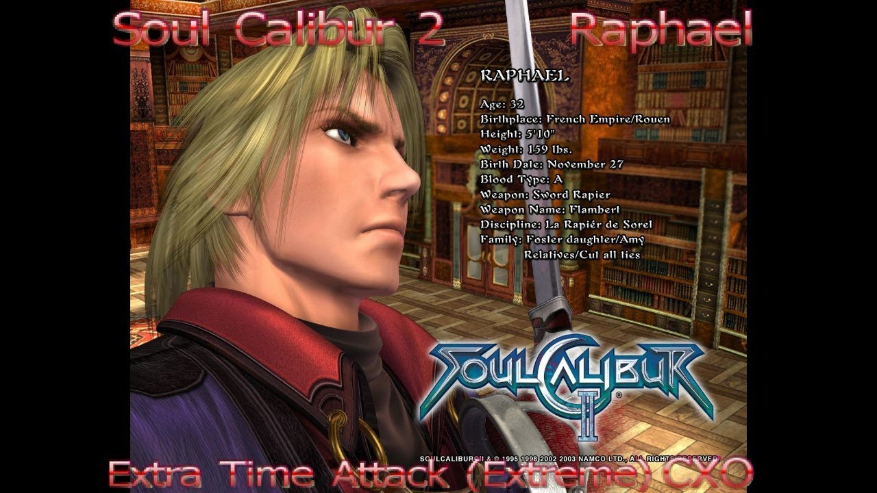 Soul Calibur 2 HD - Raphael - Extra Time Attack (Extreme)