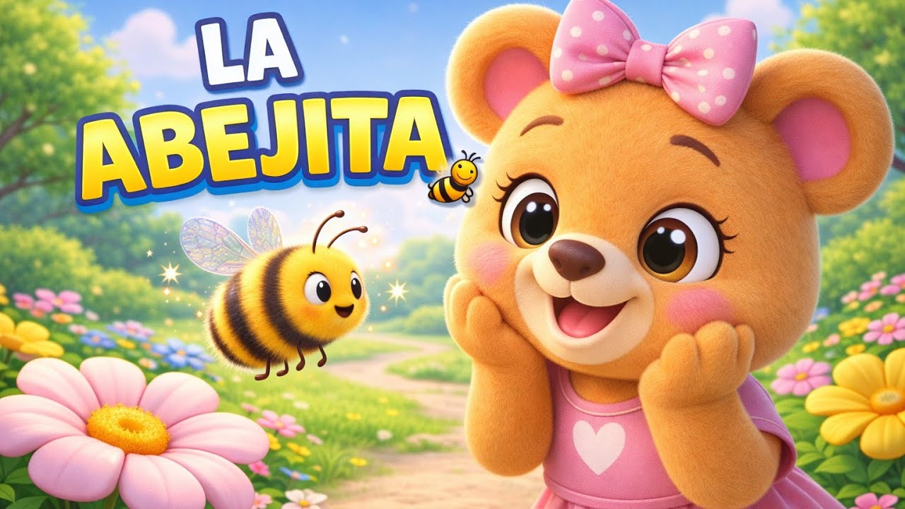 Abejita Chiquitita 🐝 Canciones Infantiles | Aprende con Tita la Osita