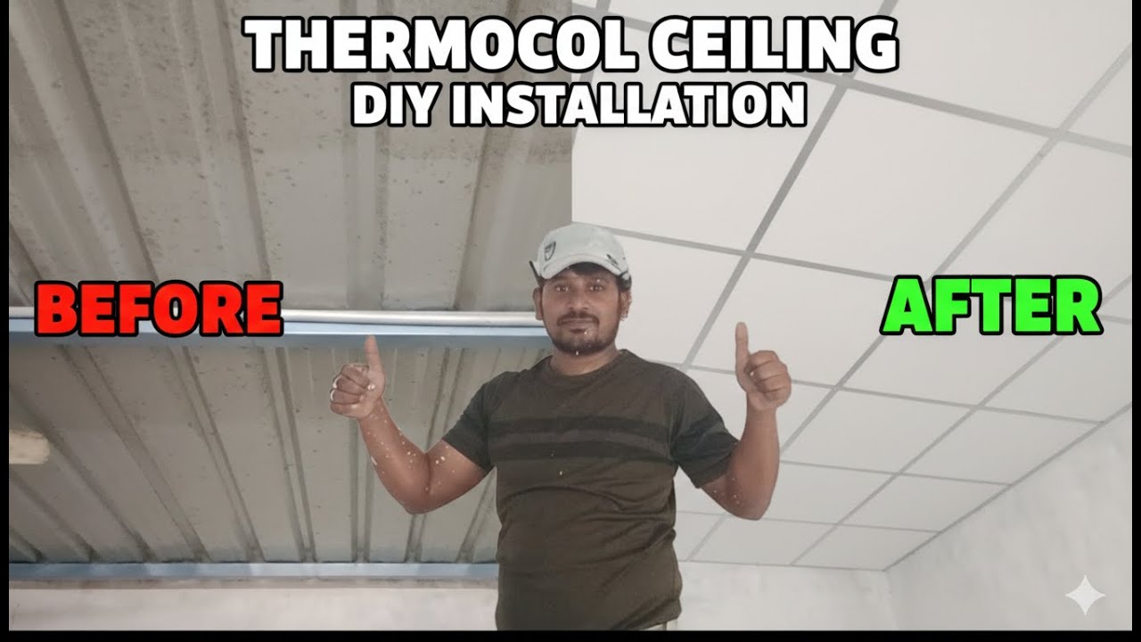 How to Install Thermocol Ceiling Step-by-Step | Easy DIY Guide