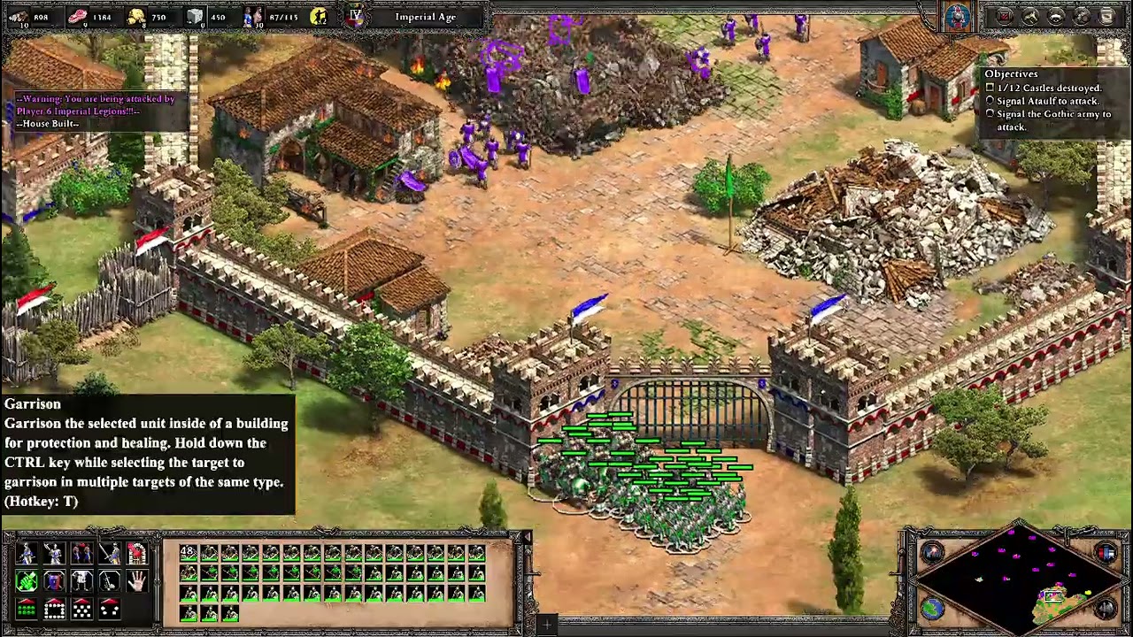 Alaric Campaign Mission 4 – The Giant Falls | Age of Empires 2 DE (Defeated)