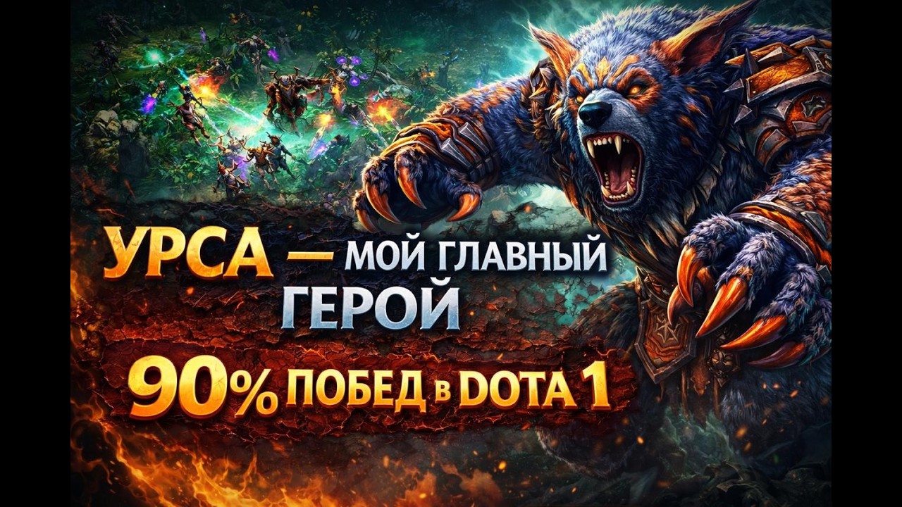 УРСА &mdash; мой главный герой | 90% побед в Dota 1