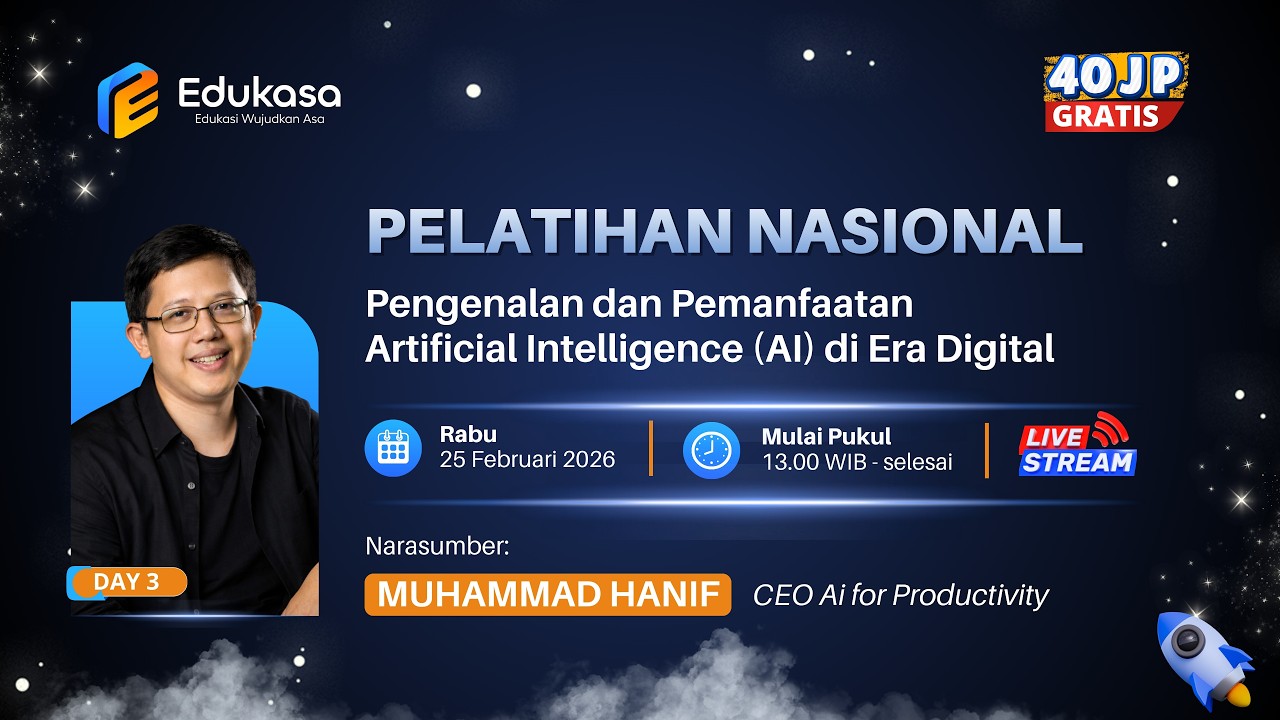 DAY 3 DIKNAS: Pengenalan dan Pemanfaatan Artificial Intelligence (AI) di Era Digital