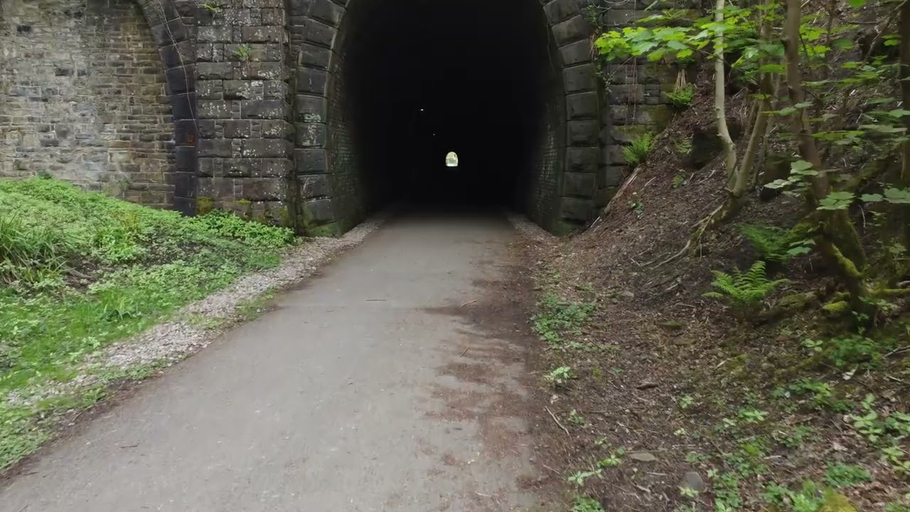 Stackstead Train Tunnels Drone Footage