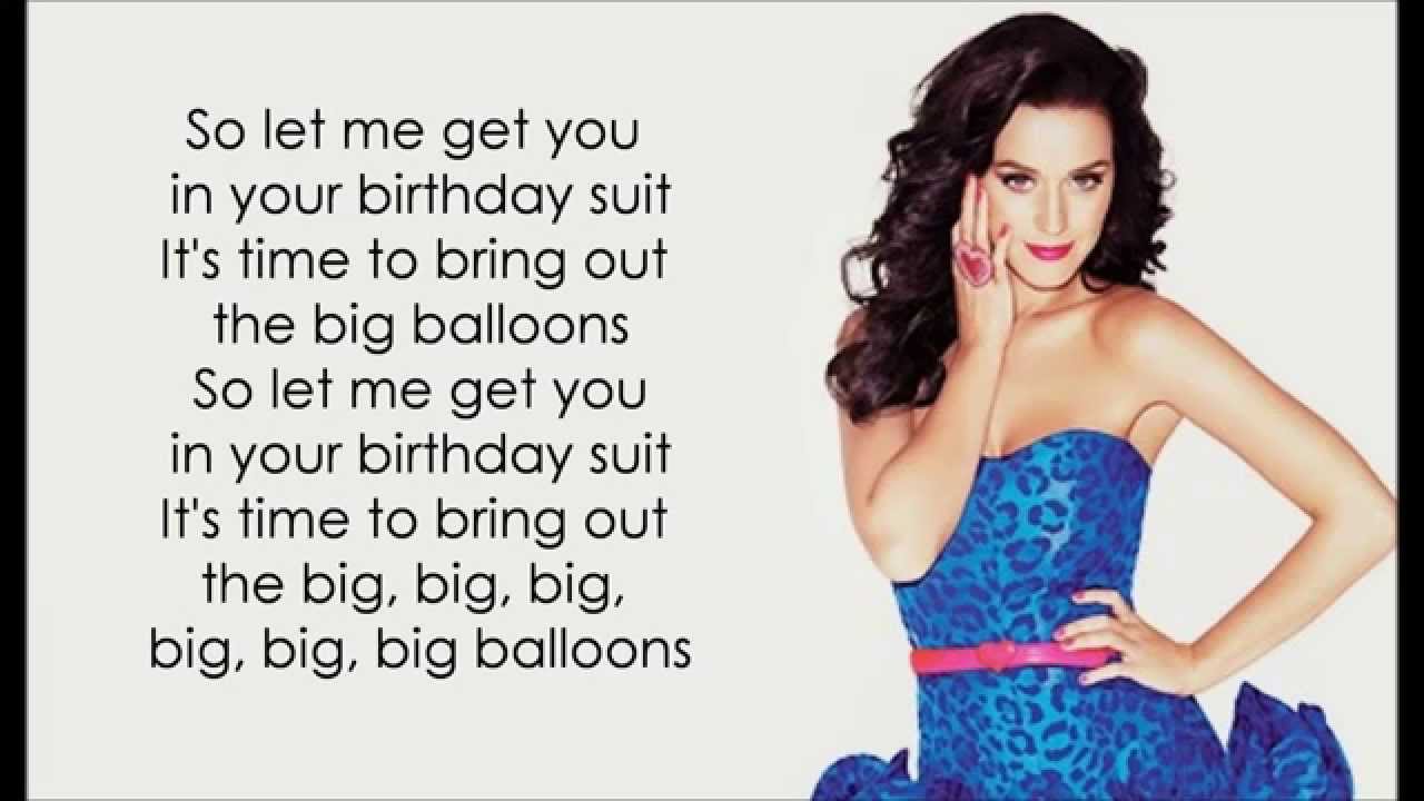 Katy Perry - Birthday [Lyrics]