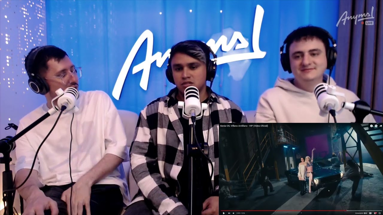 [Reacción] Kenia OS, Villano Antillano - VIP (Video Oficial) | ANYMAL LIVE 🔴