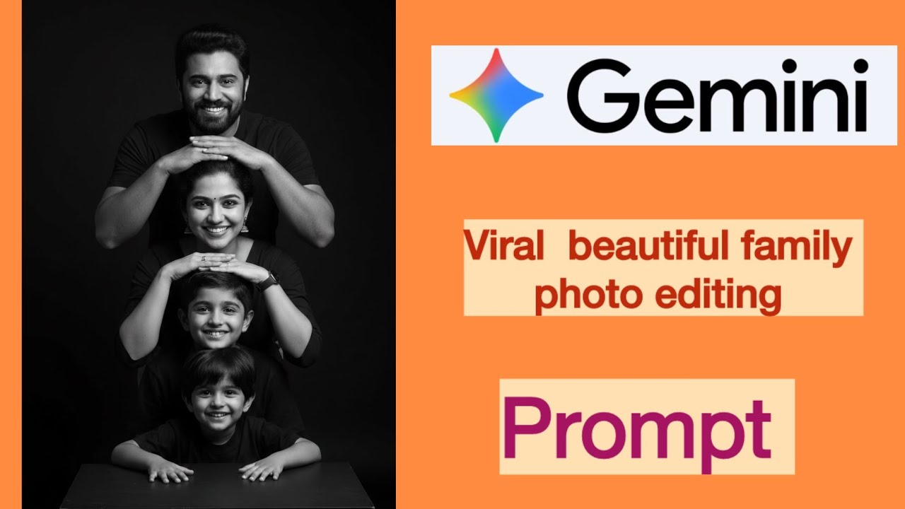 Viral family photo editting | prompt | gemini trending family photo editting |google gemini editting