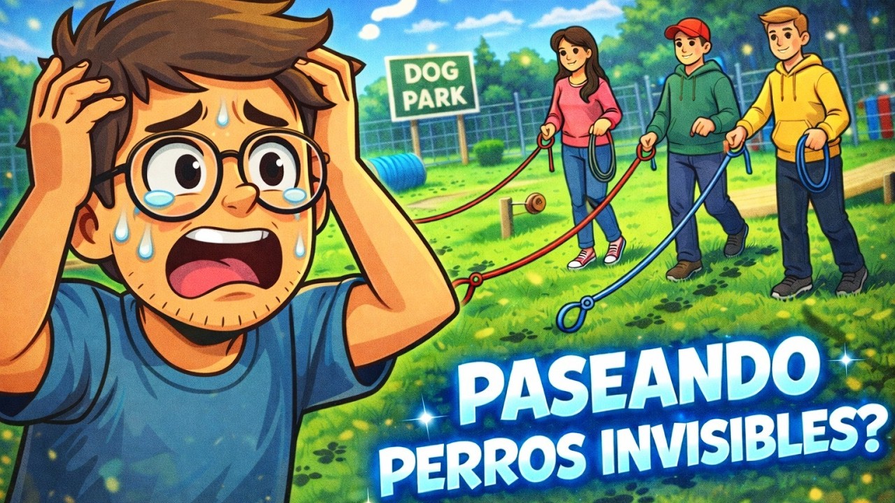 El nuevo TREND de pasear perros INVISIBLES