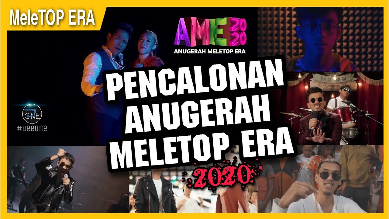 Top 20 Pencalonan Anugerah Meletop ERA 2020 | MeleTOP 2020 (AME 2020)