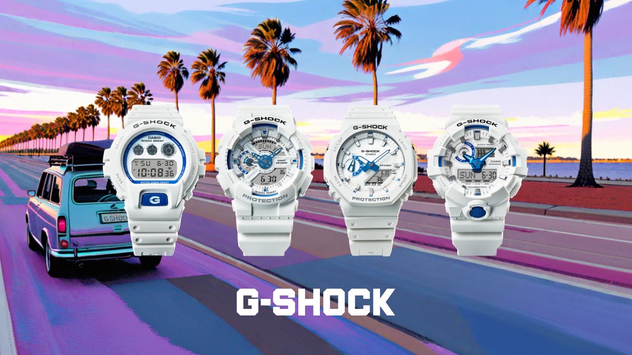 G-SHOCK watches with a blue phosphorescent face inspired by the ocean at night | CASIO G-SHOCK